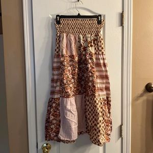 Universal thread midi skirt